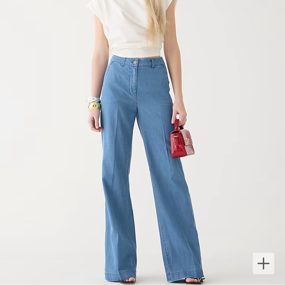 J. Crew Blue Flare & Wide Leg Jeans